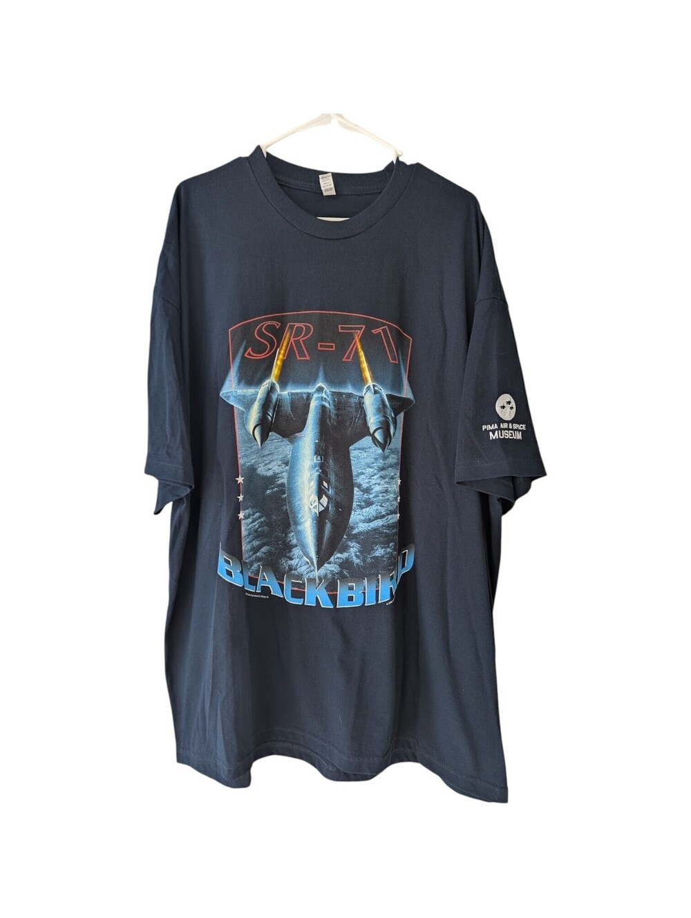 Vintage 1998 SR-71 Blackbird Shirt 3XL Alstyle Pima Air Space Museum Graphic Tee